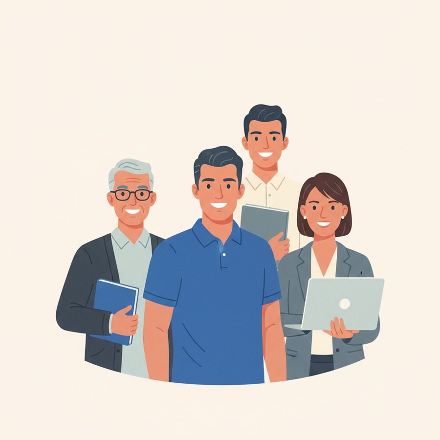 Illustration de l’équipe de rédaction